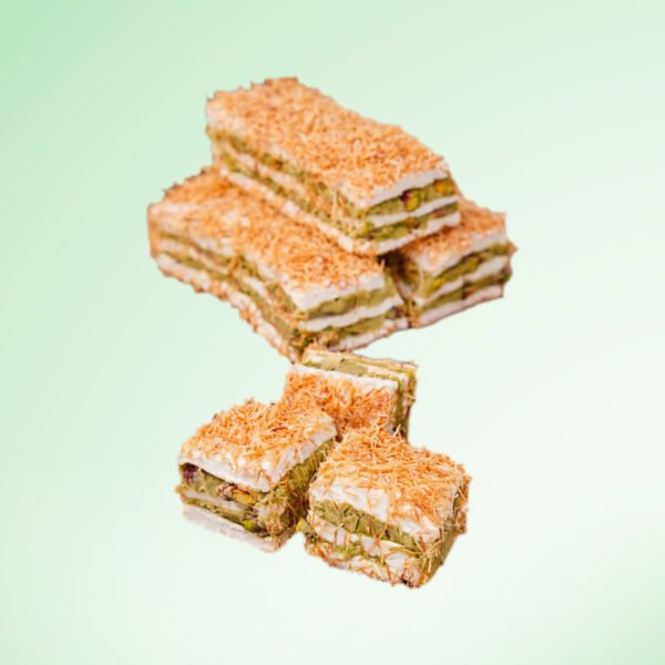 Dubai Antep Baklava-Flavored Turkish Delight (1kg Box, Case of 12)